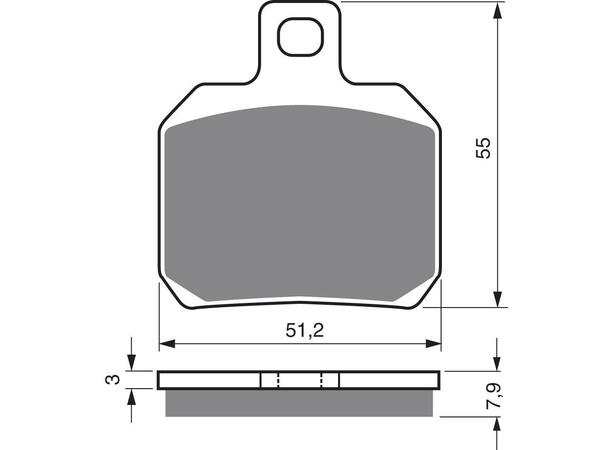 Goldfren Bremseklosser - Aprilia/Ducati+ Klosser front 